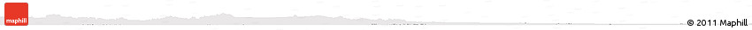 Silver Style Horizon Map of Melut, single color outside