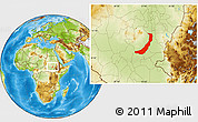 Physical Location Map of Melut