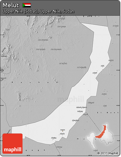 Gray Map of Melut