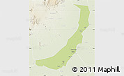 Physical Map of Melut, lighten