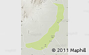 Physical Map of Melut, lighten, semi-desaturated