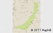Physical Map of Melut, shaded relief outside