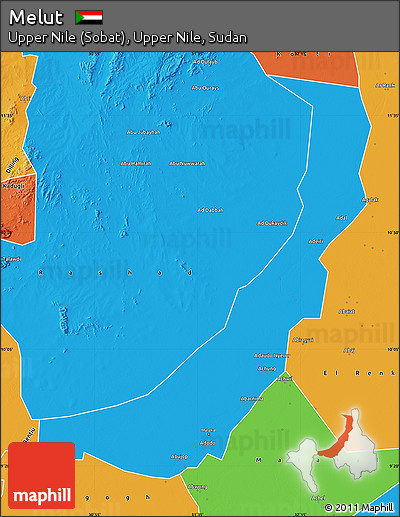 Political Map of Melut