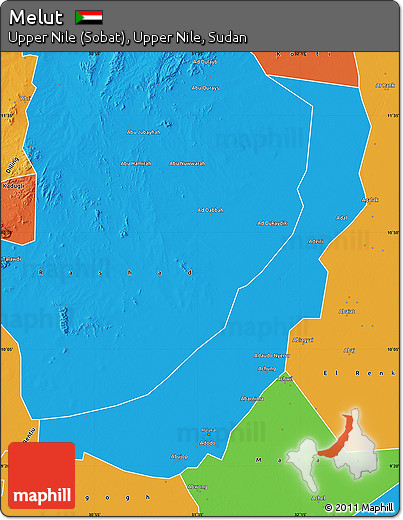 Political Map of Melut