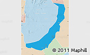 Political Map of Melut, lighten