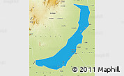 Political Map of Melut, physical outside