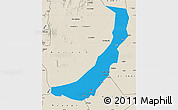 Political Map of Melut, shaded relief outside