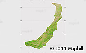 Satellite Map of Melut, cropped outside