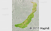 Satellite Map of Melut, lighten, semi-desaturated