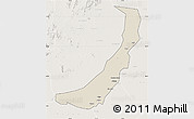 Shaded Relief Map of Melut, lighten