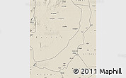 Shaded Relief Map of Melut