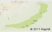 Physical Panoramic Map of Melut, lighten