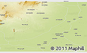 Physical Panoramic Map of Melut