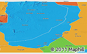 Political Panoramic Map of Melut