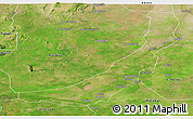 Satellite Panoramic Map of Melut
