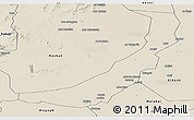 Shaded Relief Panoramic Map of Melut