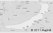 Silver Style Panoramic Map of Melut