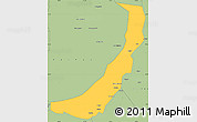 Savanna Style Simple Map of Melut