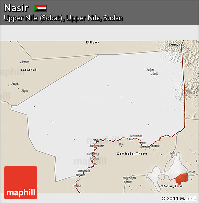 Classic Style 3D Map of Nasir
