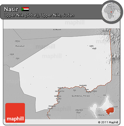 Gray 3D Map of Nasir