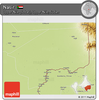 Physical 3D Map of Nasir