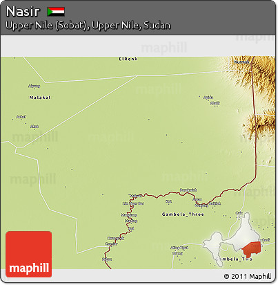 Physical 3D Map of Nasir