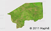 Satellite 3D Map of Nasir, cropped outside