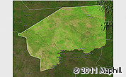 Satellite 3D Map of Nasir, darken