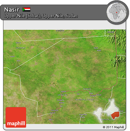 Satellite 3D Map of Nasir