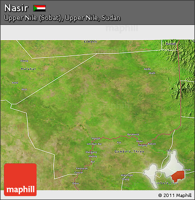 Satellite 3D Map of Nasir