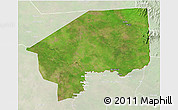 Satellite 3D Map of Nasir, lighten