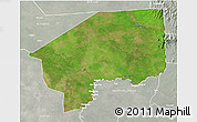 Satellite 3D Map of Nasir, lighten, semi-desaturated