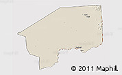 Shaded Relief 3D Map of Nasir, cropped outside