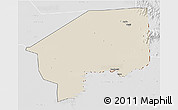 Shaded Relief 3D Map of Nasir, lighten, desaturated