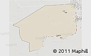 Shaded Relief 3D Map of Nasir, lighten, semi-desaturated