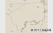 Shaded Relief 3D Map of Nasir