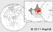 Blank Location Map of Nasir, highlighted parent region, highlighted grandparent region