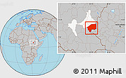 Gray Location Map of Nasir, highlighted parent region