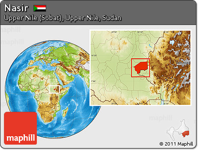Physical Location Map of Nasir