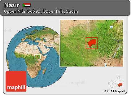 Satellite Location Map of Nasir
