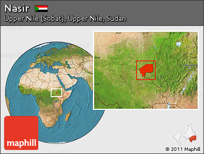 Satellite Location Map of Nasir