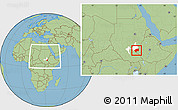 Savanna Style Location Map of Nasir, highlighted parent region, within the entire country