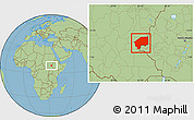 Savanna Style Location Map of Nasir