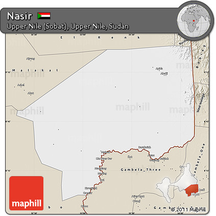 Classic Style Map of Nasir
