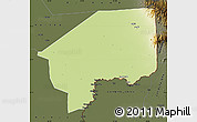 Physical Map of Nasir, darken