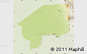 Physical Map of Nasir, lighten