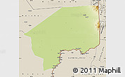 Physical Map of Nasir, shaded relief outside