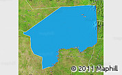 Political Map of Nasir, satellite outside
