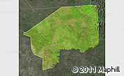 Satellite Map of Nasir, darken, semi-desaturated