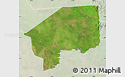 Satellite Map of Nasir, lighten